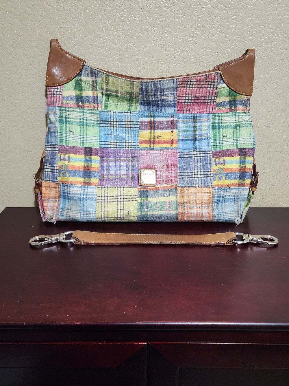 Dooney & Bourke Multicolor Patchwork Shoulder Bag